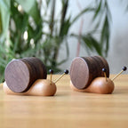Drink Coasters | Natural Walnut & Stackable