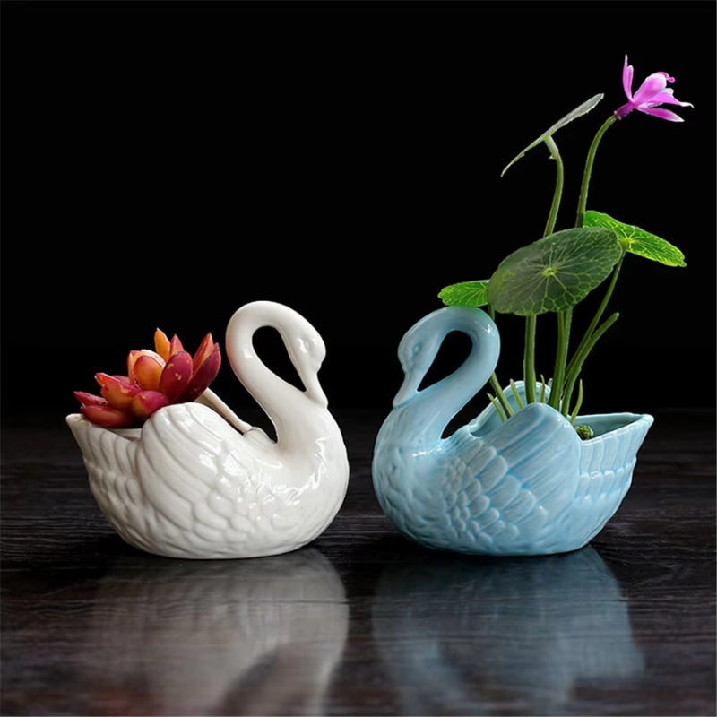 Flower Pot | Duck Shape Design | Molded Resin