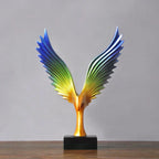 Eagle Sculpture | Spread-Wing Resin & Metallic Finish