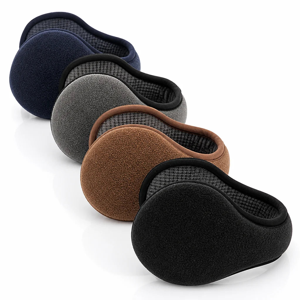 Ear Warmers | Fleece Full-Coverage & Non-Slip Fit | 9 cm Pads