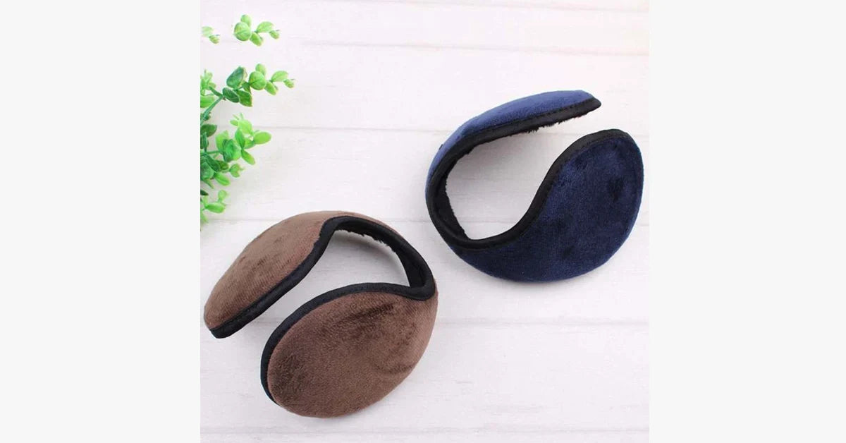 Ear Warmers | Fleece Full-Coverage & Non-Slip Fit | 9 cm Pads