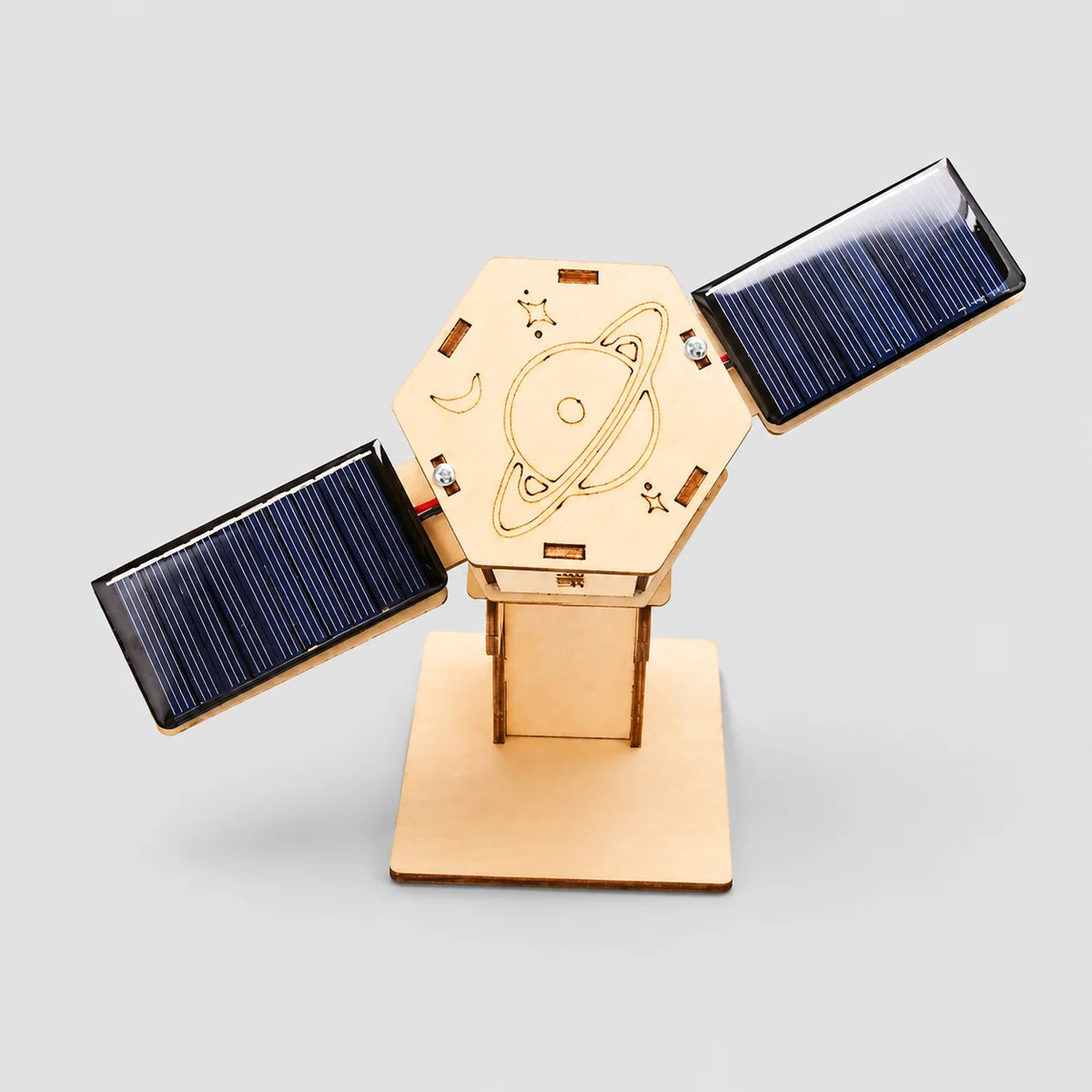 Educational Building Kit | Wooden STEM | Solar & Hand-Crank