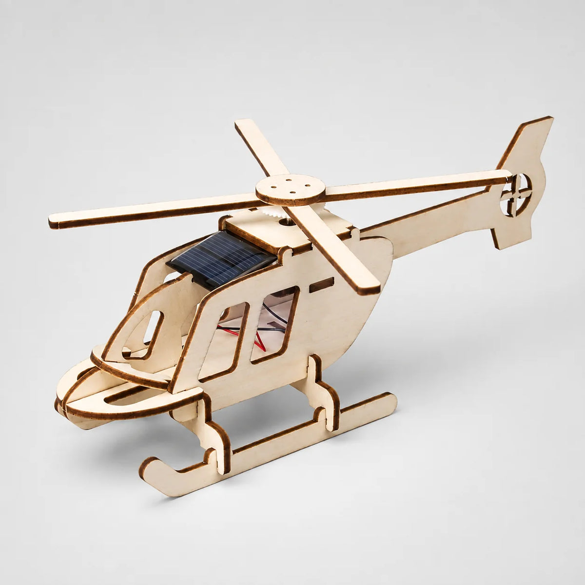 Educational Building Kit | Wooden STEM | Solar & Hand-Crank