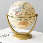 Educational Globe | English-Labeled & Compact | 13 x 10 x 13 cm