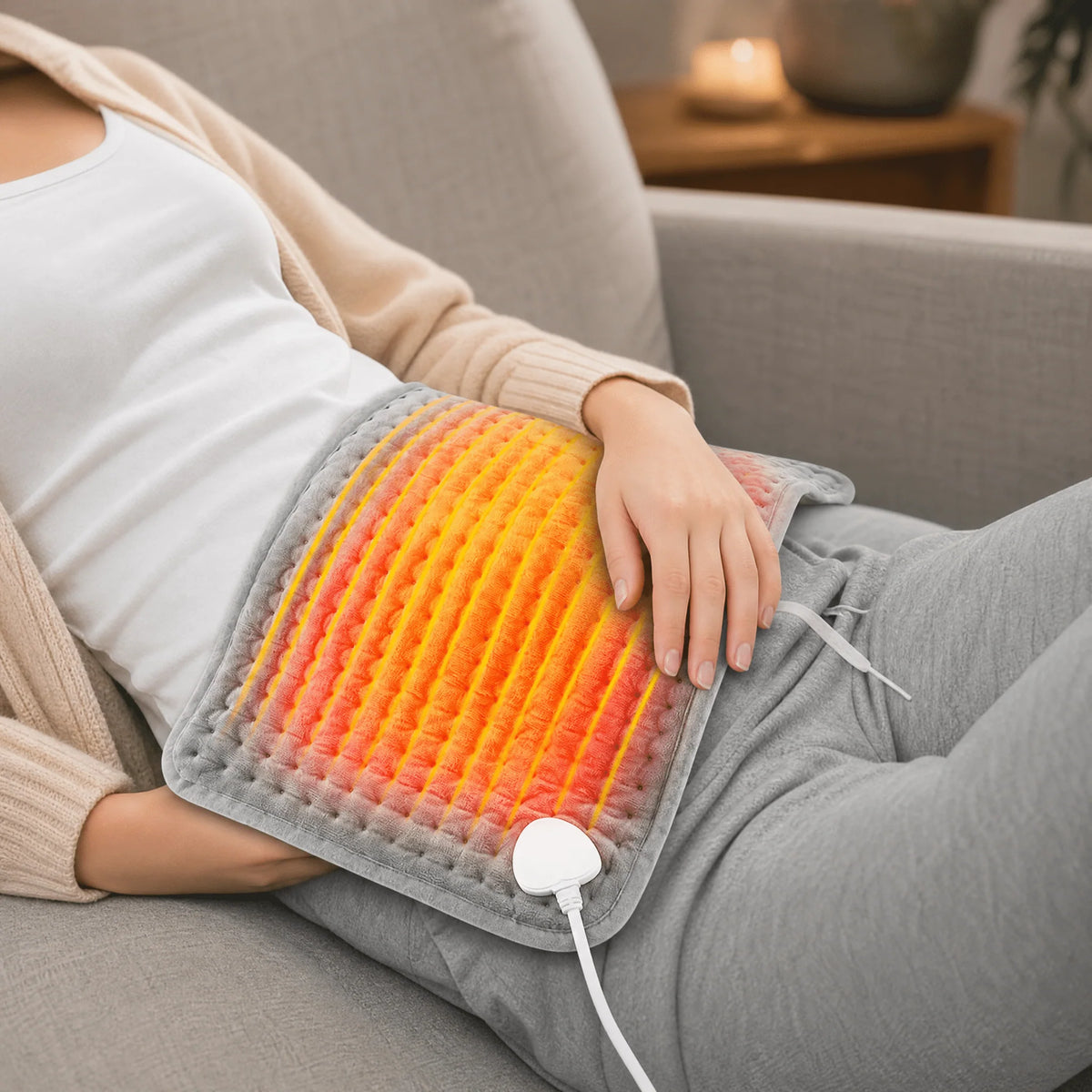 Electric Heating Pad | 10-Level Heat & LCD Timer | 30 × 60 Cm