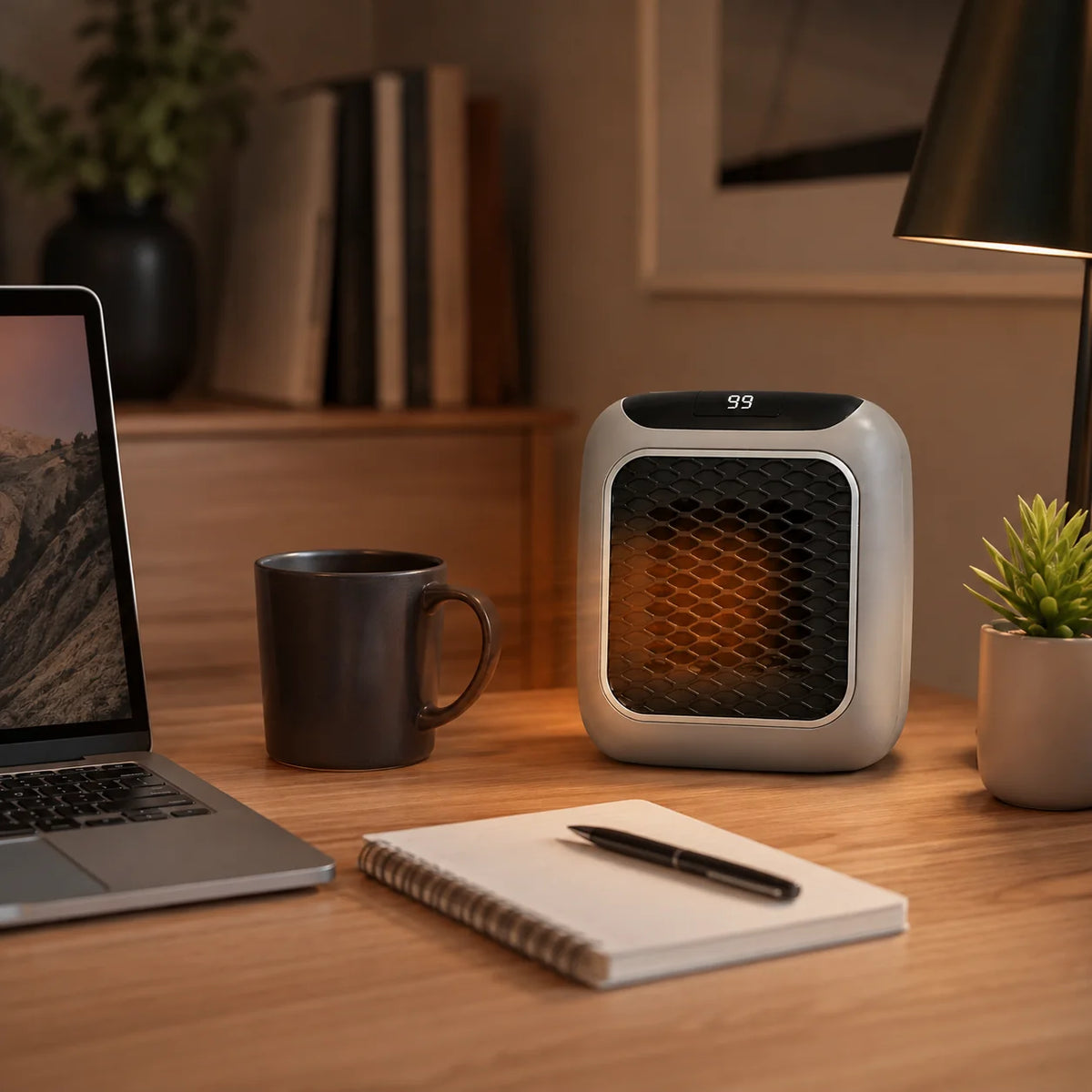 Electric Space Heater | Compact Plug-In & Energy-Efficient