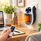 Electric Space Heater | Remote Control & Oilless | For Small Rooms