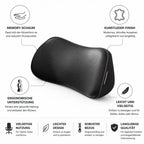 Ergonomic Seat Cushion | Contoured Memory Foam & Leatherette