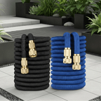 Garden Hose | Expandable Woven Fabric | Brass Connectors