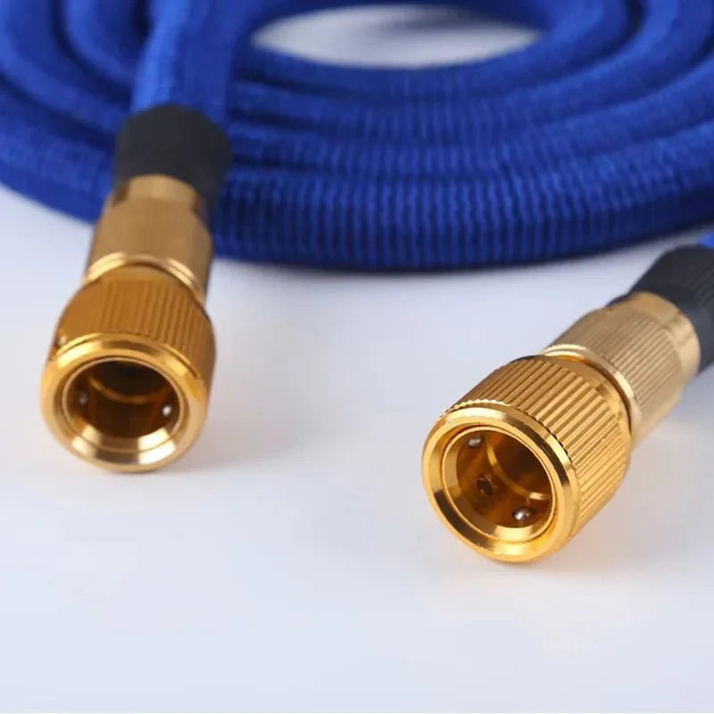 Garden Hose | Expandable Woven Fabric | Brass Connectors
