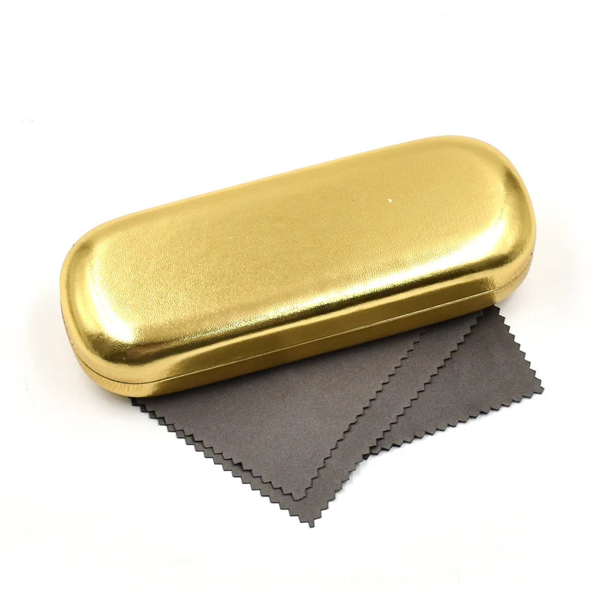 Eyewear Case | Hard-Shell & Lightweight | Includes 2 Cleaning Cloths