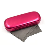 Eyewear Case | Hard-Shell & Lightweight | Includes 2 Cleaning Cloths