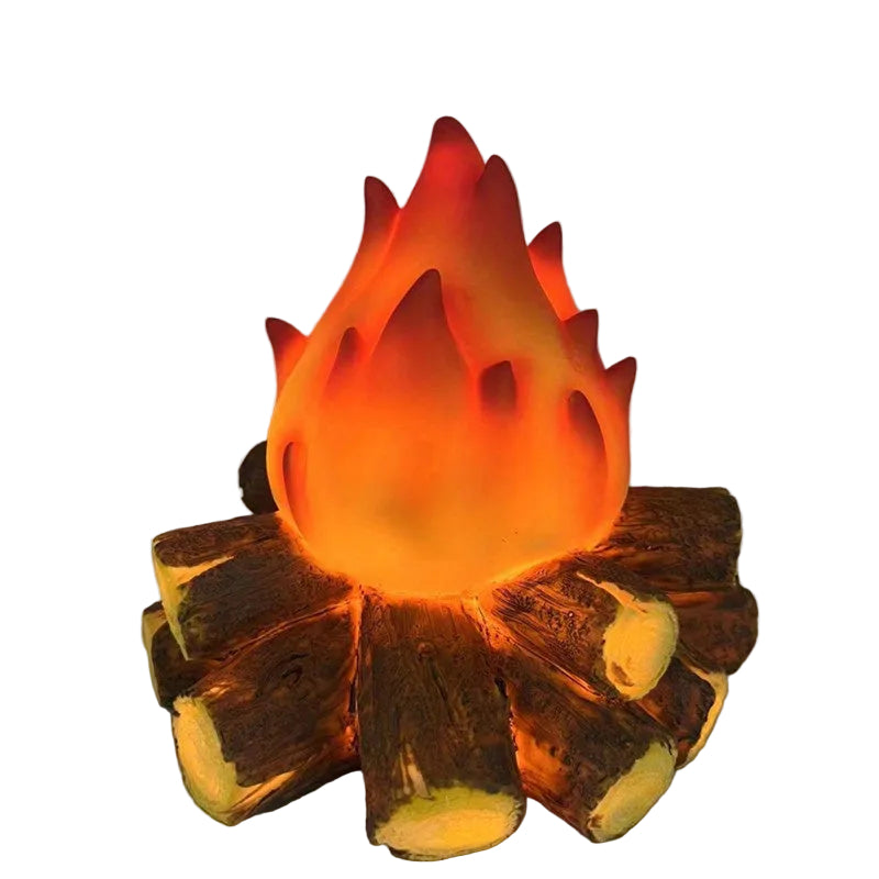 Flame Lamp | Simulated Layered Flame | Battery Powered