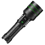 Flashlight | Digital Battery Display & Textured Grip | USB Rechargeable
