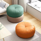 Floor Cushion | Square Padded Leather-Look Design