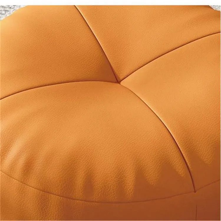 Floor Cushion | Square Padded Leather-Look Design