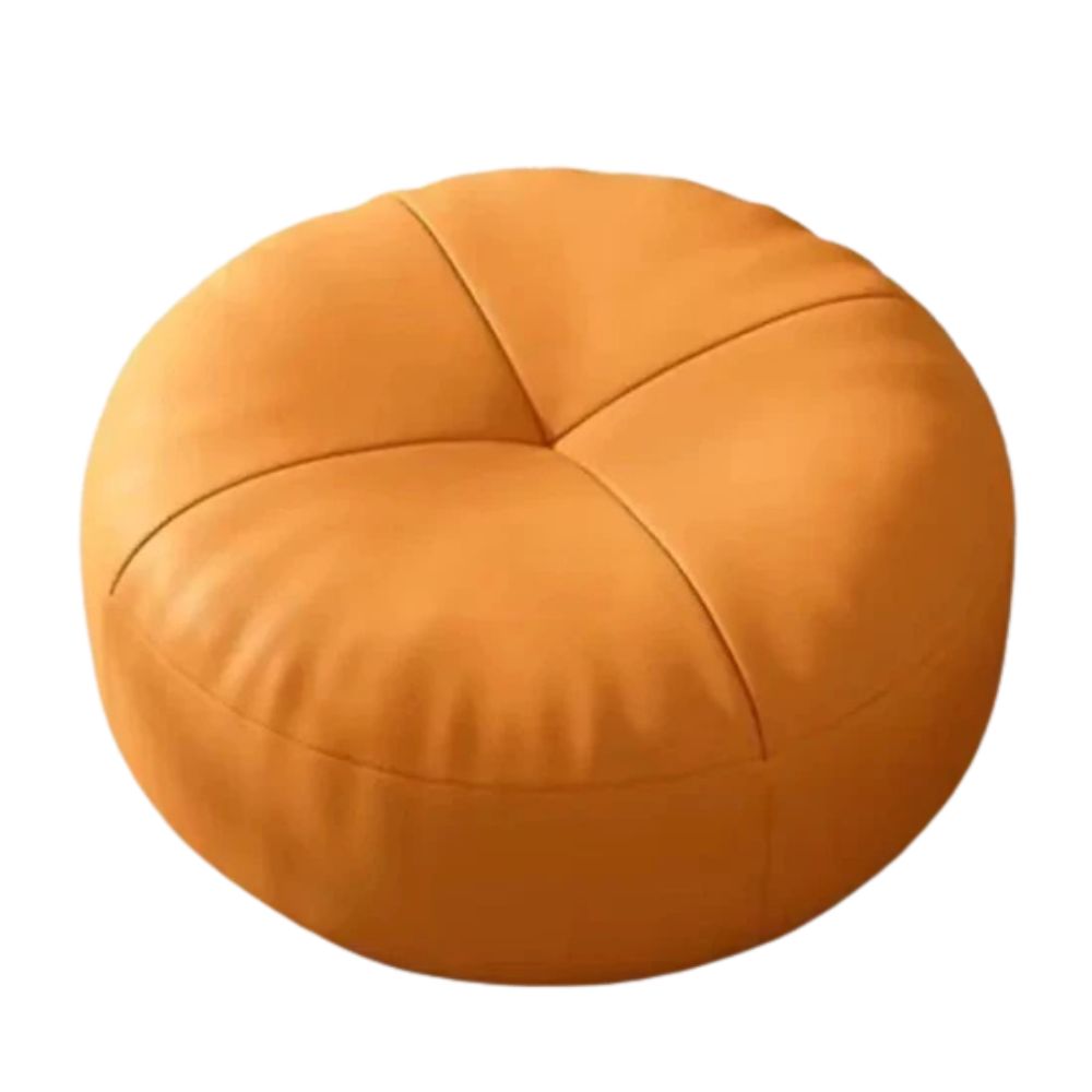 Floor Cushion | Square Padded Leather-Look Design