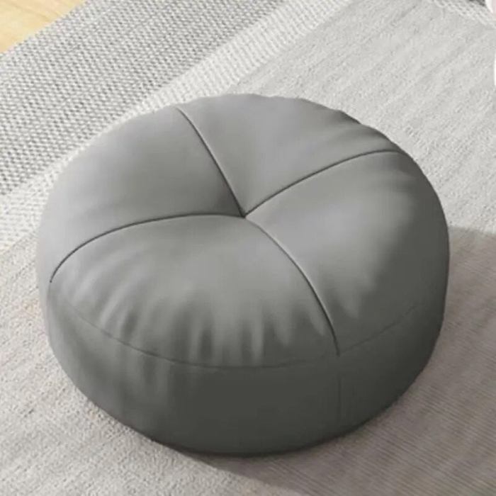 Floor Cushion | Square Padded Leather-Look Design