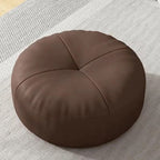 Floor Cushion | Square Padded Leather-Look Design