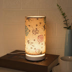 Table Lamp | Botanical Print Fabric Shade | Cord Switch