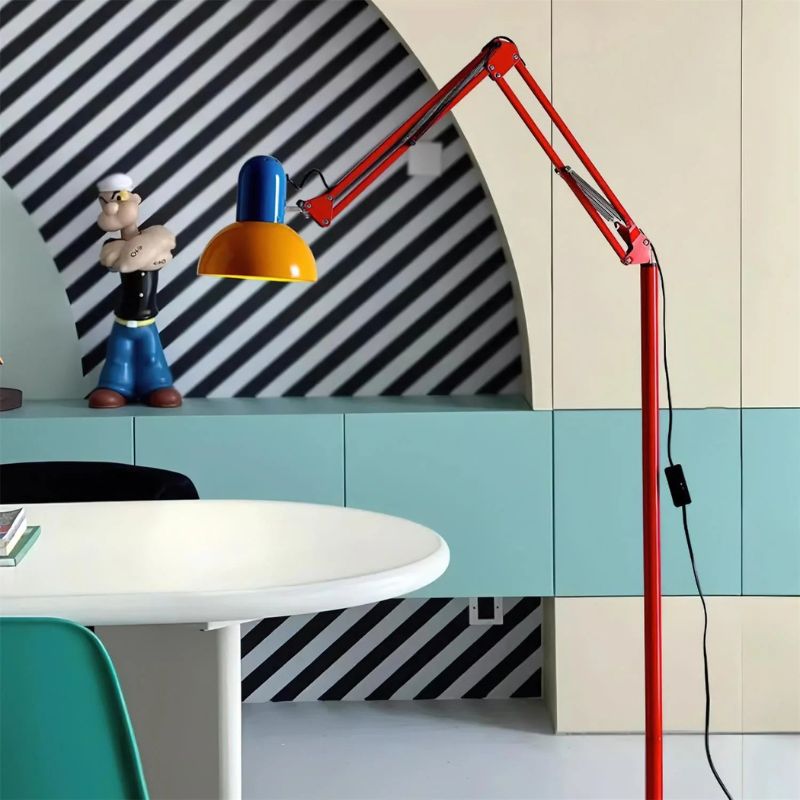 Floor Lamp | Foldable Metal Frame & Integrated LED
