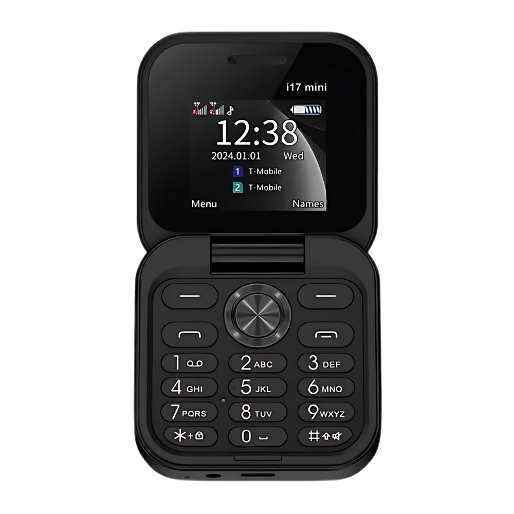 Folding Cell Phone | Dual SIM & MicroSD Slot | Pocket-Sized