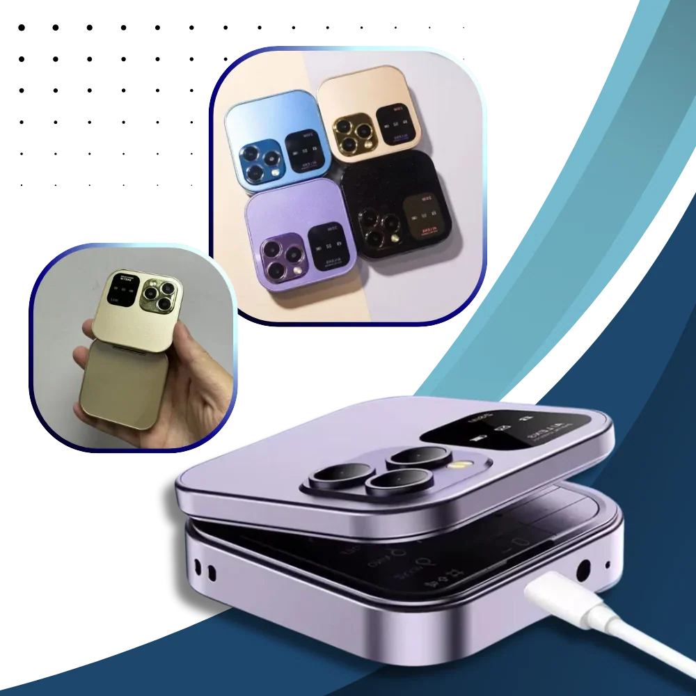 Folding Cell Phone | Dual SIM & MicroSD Slot | Pocket-Sized