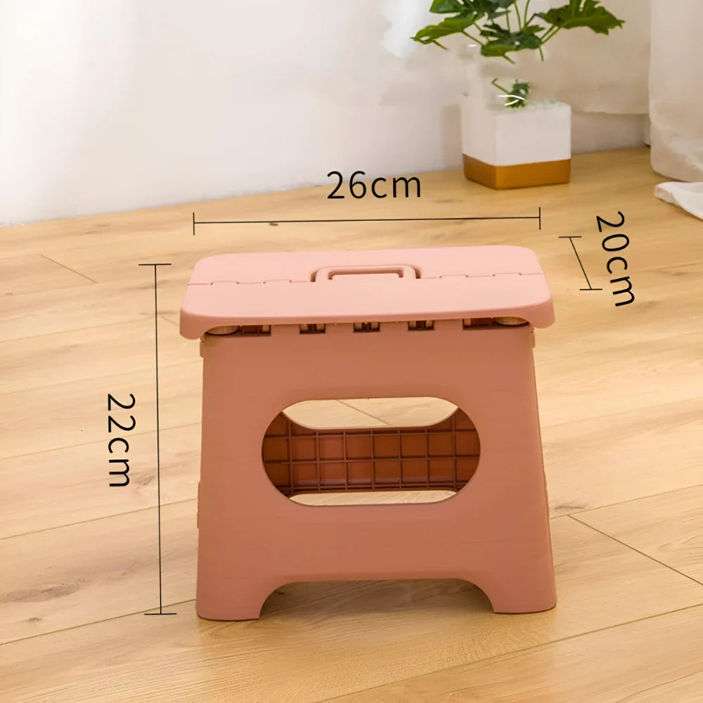 Folding Step Stool | Reinforced Plastic & Portable | 300 lb Capacity