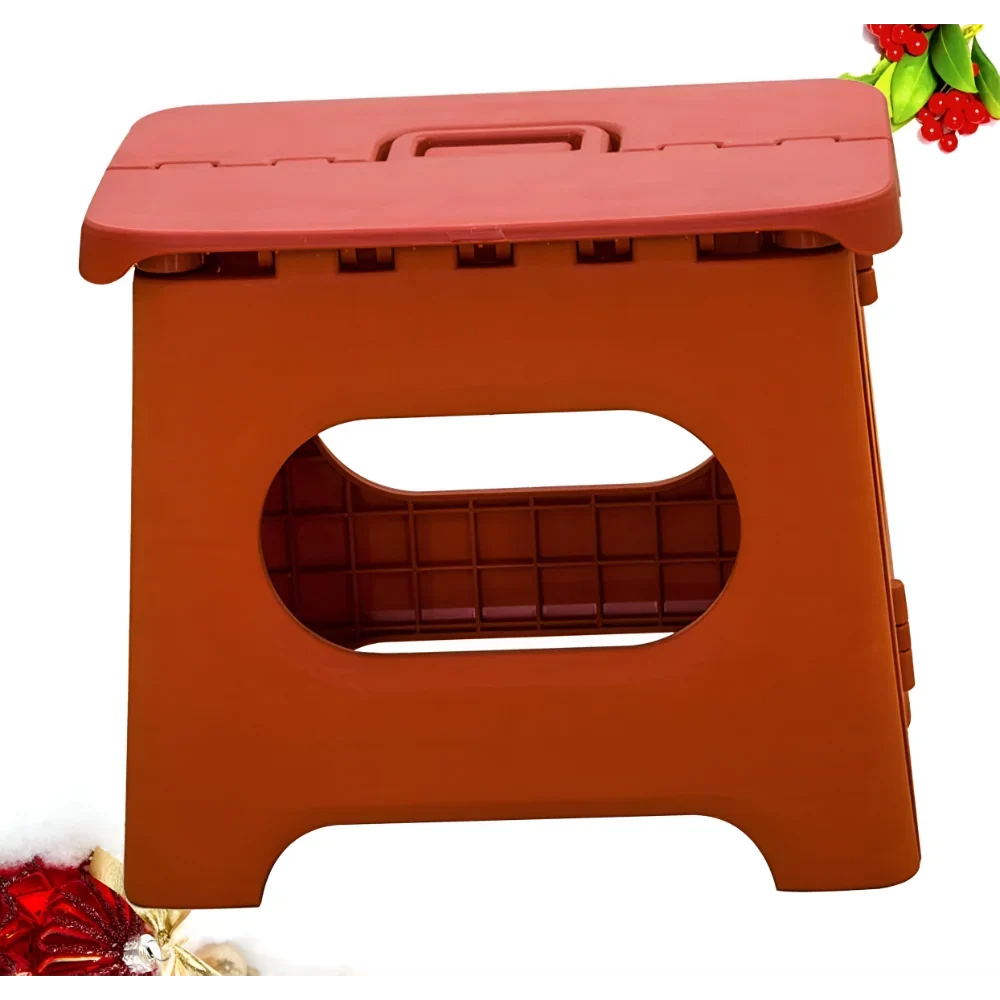 Folding Step Stool | Reinforced Plastic & Portable | 300 lb Capacity