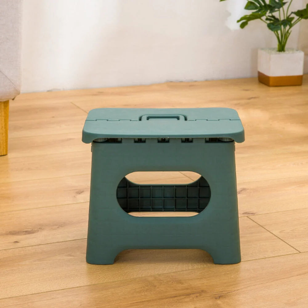 Folding Step Stool | Reinforced Plastic & Portable | 300 lb Capacity