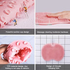 Foot & Body Scrubber | Non-Slip Suction & 500+ Bristles
