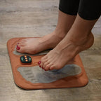 Foot & Lower Leg Stimulator | Wireless NMES & Copper‑Fiber Cushion