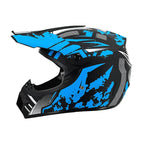 Full-Face Motocross Helmet | Multi-Density EPS & Ventilated | Quick-Release Strap