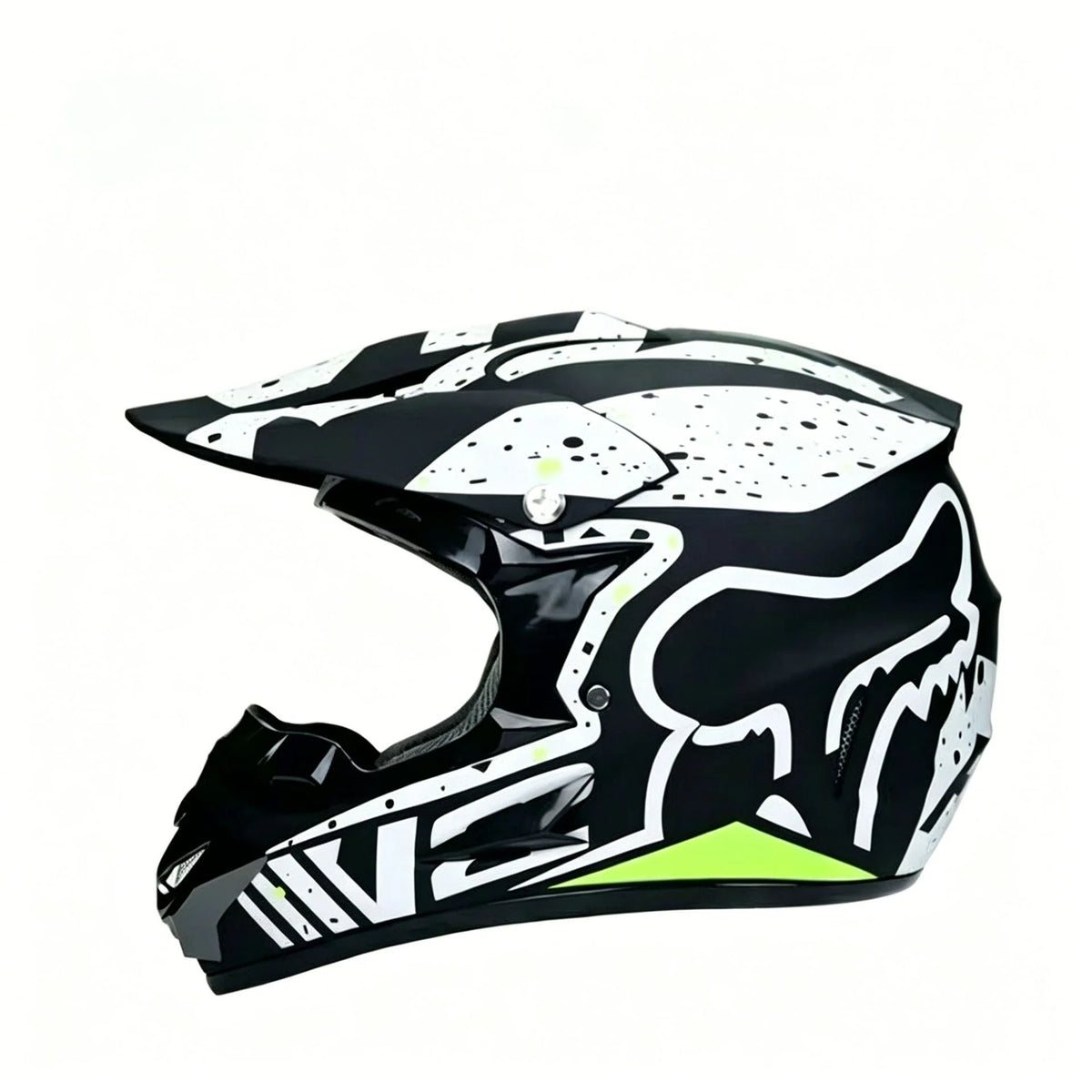Full-Face Motocross Helmet | Multi-Density EPS & Ventilated | Quick-Release Strap