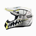 Full-Face Motocross Helmet | Multi-Density EPS & Ventilated | Quick-Release Strap