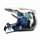 Full-Face Motocross Helmet | Multi-Density EPS & Ventilated | Quick-Release Strap