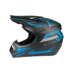 Full-Face Motocross Helmet | Multi-Density EPS & Ventilated | Quick-Release Strap