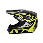 Full-Face Motocross Helmet | Multi-Density EPS & Ventilated | Quick-Release Strap