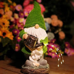 Garden Gnomes | Solar-Powered Warm LED Glow & Weatherproof | Set of 6
