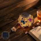 Garden Solar Lantern | 20 Warm-White LEDs & IP65 Weatherproof | With Hanging Chain