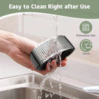 Garlic Press Rocker | Curved Design & Built-In Bottle Opener