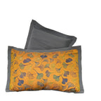 Pillowcase | Ginkgo Leaf Embroidery & Cotton | Tassel Lace Edging