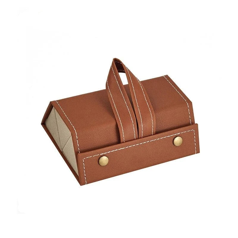 Glasses Case | Foldable PU Leather & Flannel Lining | Up to 6 Compartments