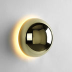 Globe Wall Sconce | Glass Globe Shade & LED | 10 & 15 cm