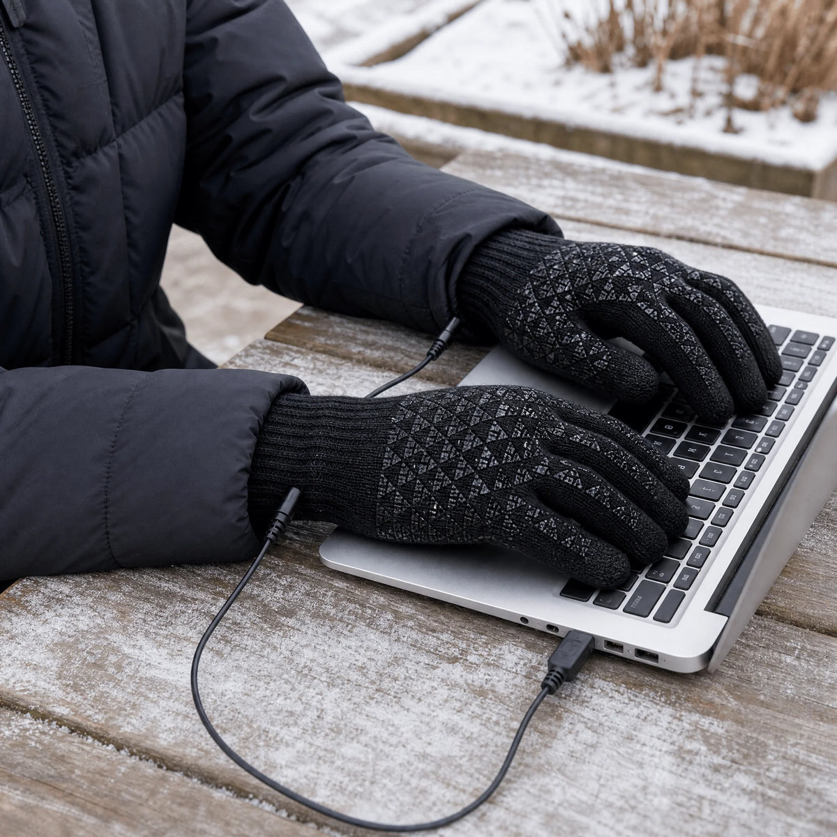 Gloves | USB-Powered Warmth & Touchscreen Fingertips | Pair