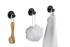 Suction Cup Hook | Locking Mechanism & Brushed Metal