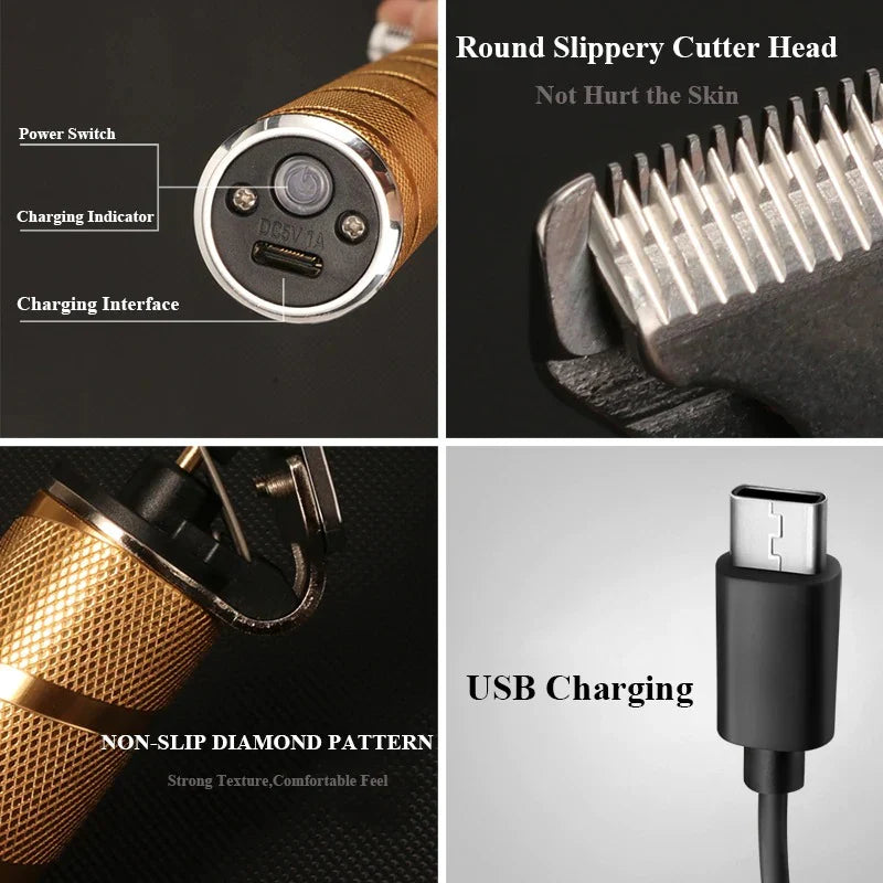 Hair Clipper | Cordless & Rechargeable, Precision Ceramic Blades