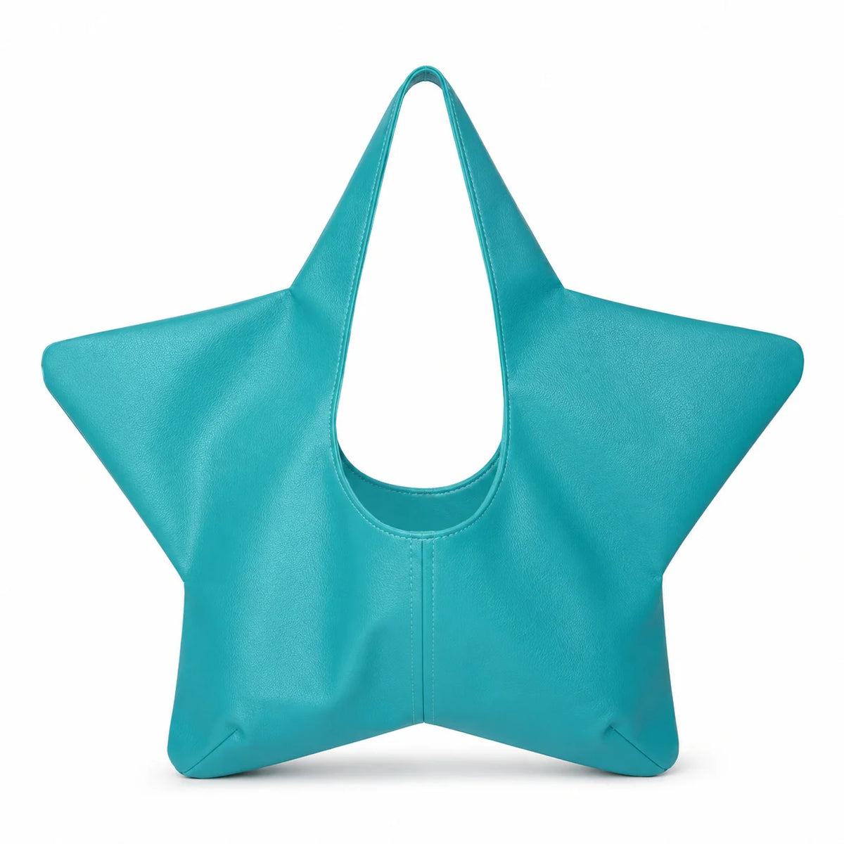 Handbag | Star-Shaped Faux Leather & Spacious Interior