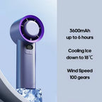 Handheld Fan | USB Rechargeable & Stepless 1-100 Speeds