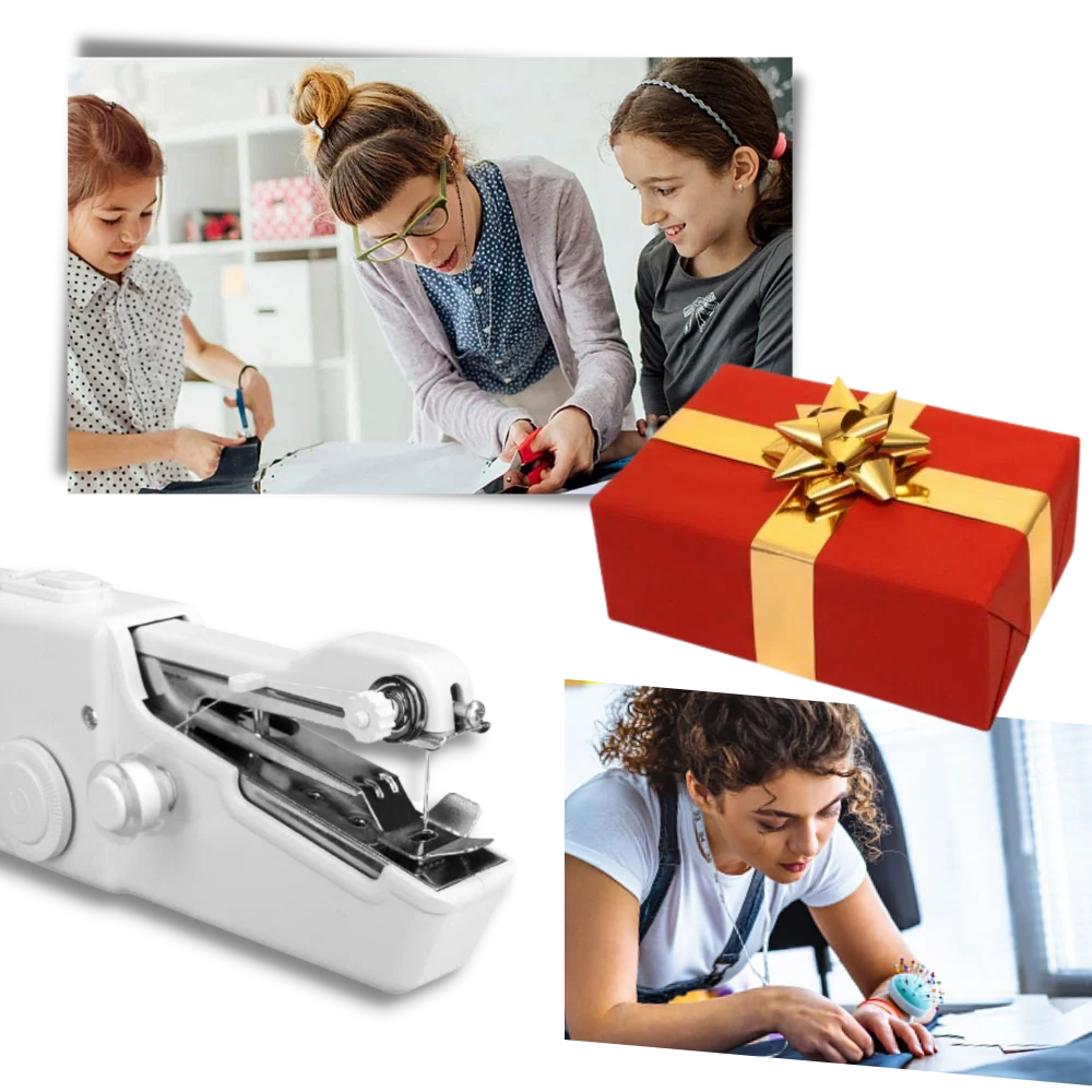 Handheld Sewing Machine | Portable & Battery-Operated | Sewing Kit Included